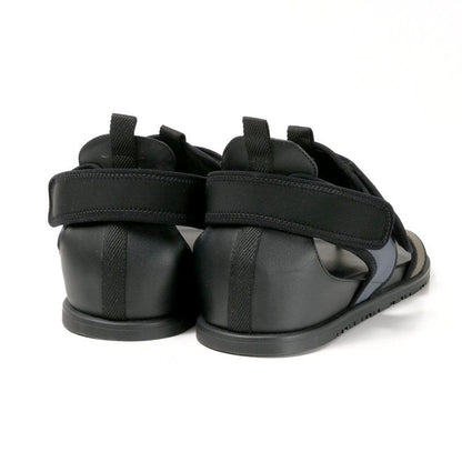 Hermes Giorno Sandals Size 44 Thong Sandals Shoes Khaki Black Made In