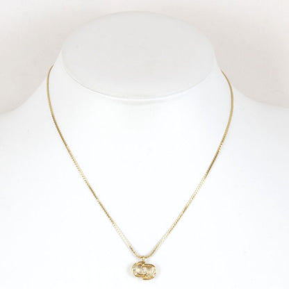 Christian Dior Logo CD Necklace