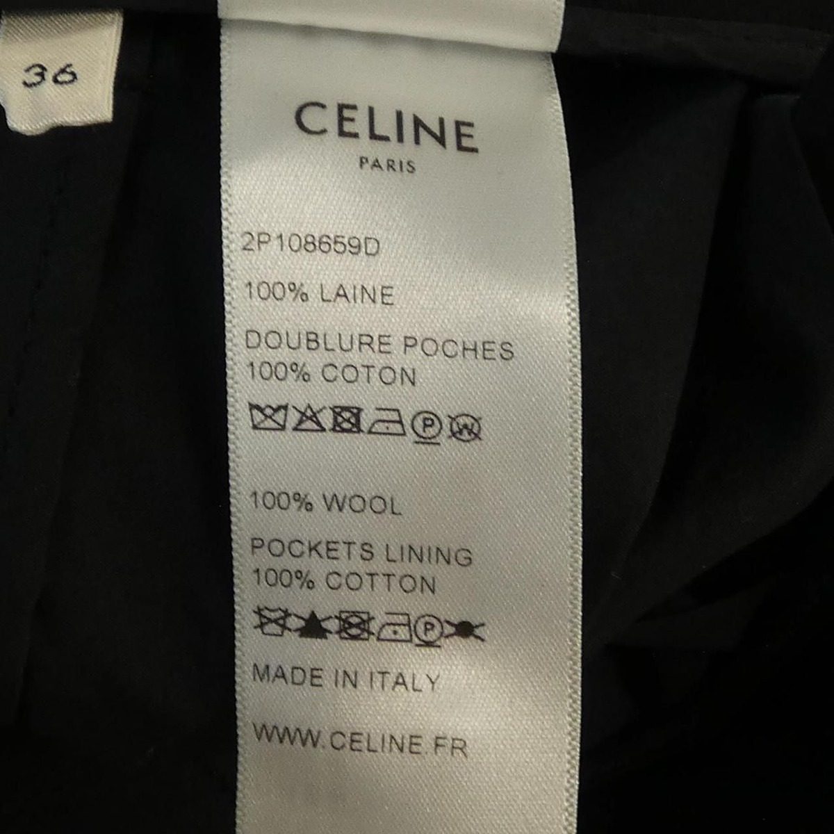Celine Pants Black — view 3