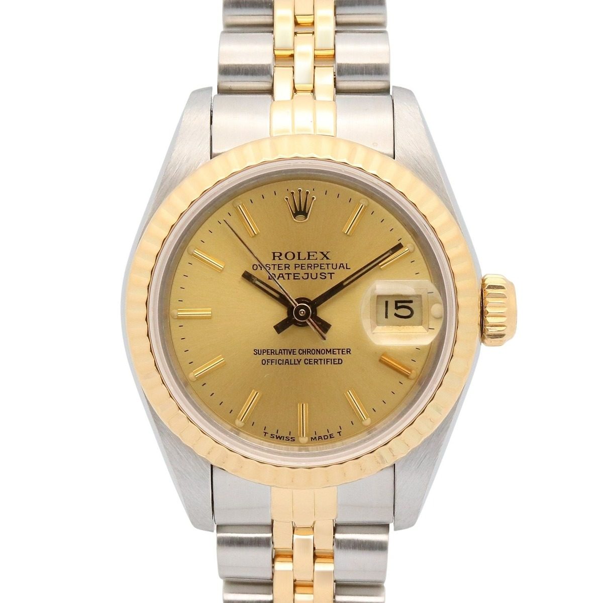 Rolex Datejust No 97 CH BA 18k Stainless Steel Watch