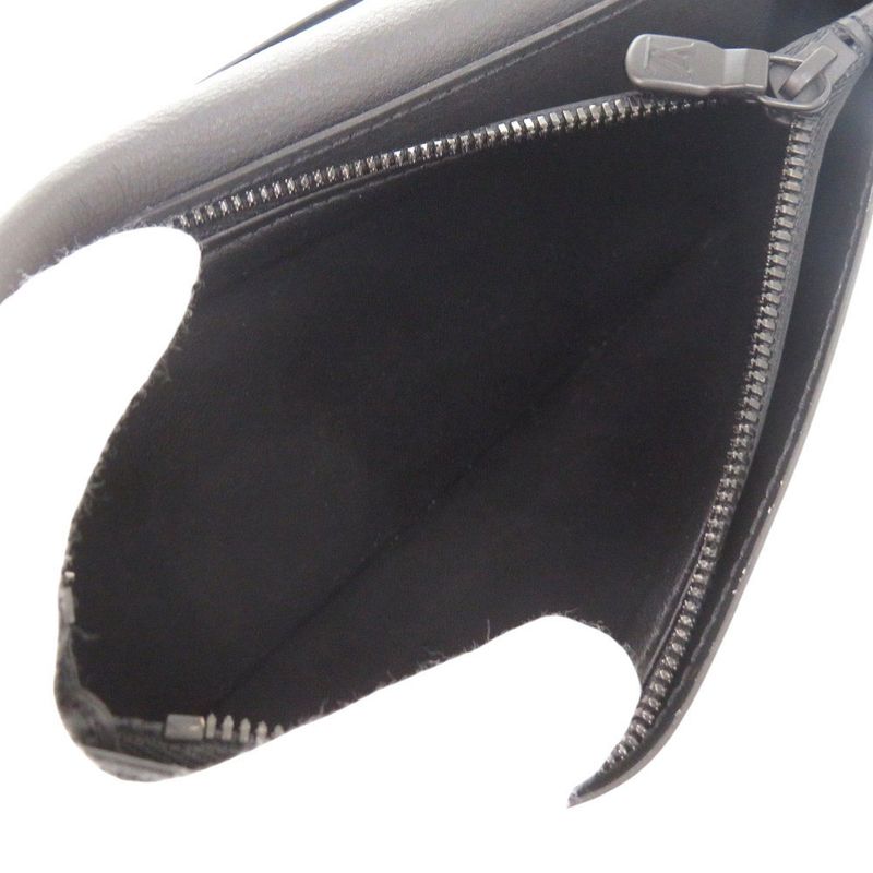 Louis Vuitton Portefeuille Brazza Monogram Shadow M62900 IC Chip Noir Black