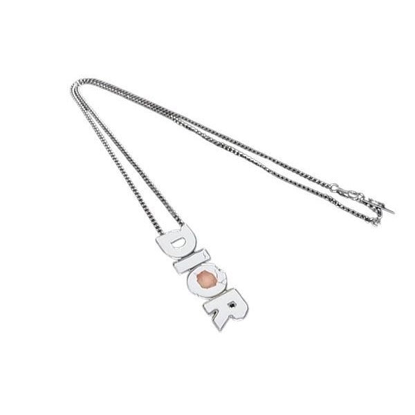 Dior Necklace Daniel Arsham Collaboration Silver