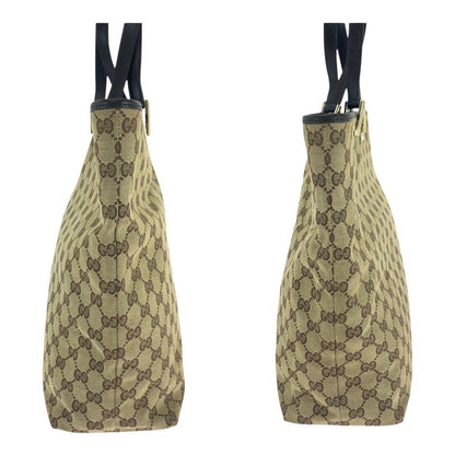 Gucci Beige Brown Gold Hardware GG Canvas 002 1098 Tote Bag Shoulder Bag Women