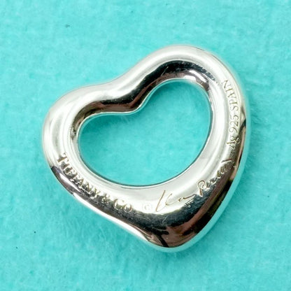 11mm (0.43in) Tiffany & Co Open Heart Pendant Top 25-651s