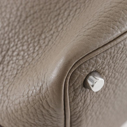 Hermes Picotin Lock 18 PM Taurillon Clemence Etoupe □L Ladies Handbag