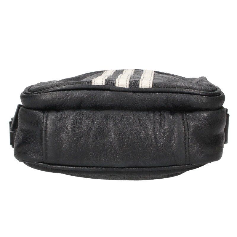 Balenciaga X Adidas 721850 Three Line Small Crossbody Leather Shoulder Bag Men's