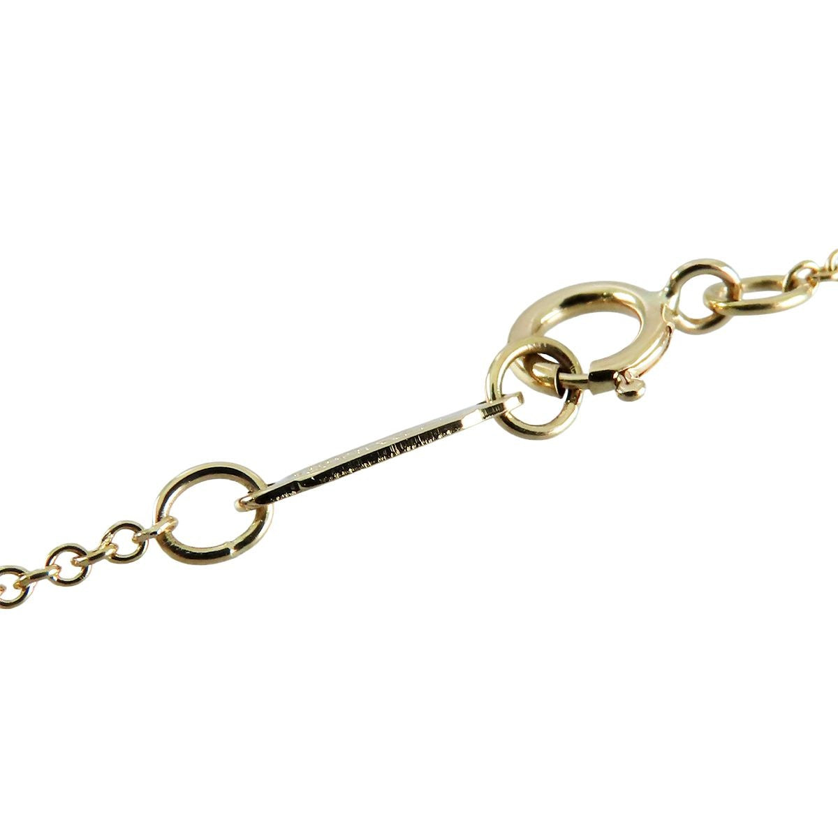 Tiffany & Co Heart Arrow Necklace Yellow Gold 18k Akoya Pearl Pendant — view 7