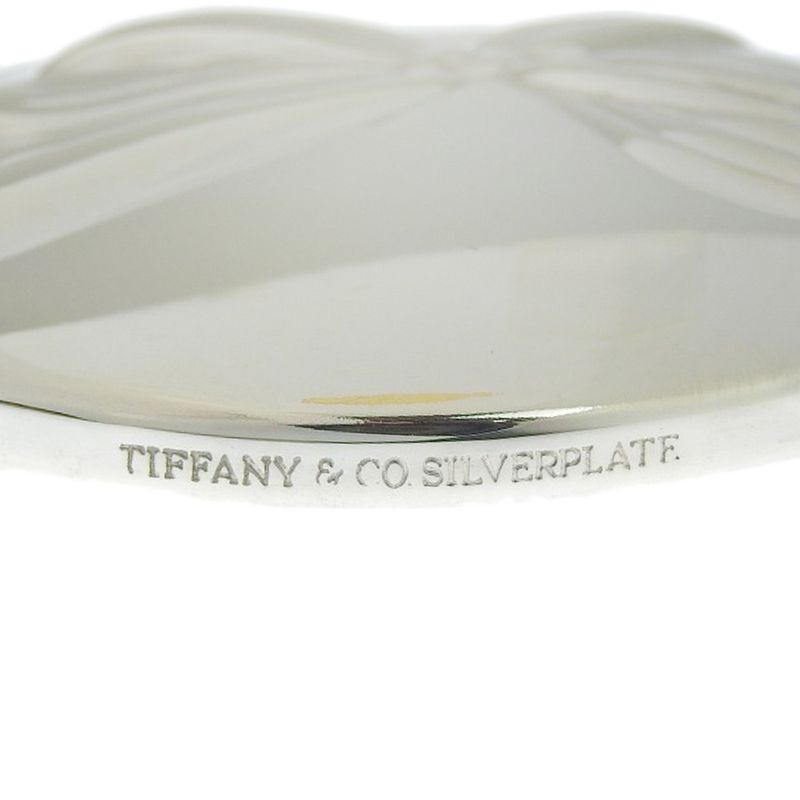 Tiffany & Co Mirror Silver Ribbon Motif Women's Hand Mirror Compact