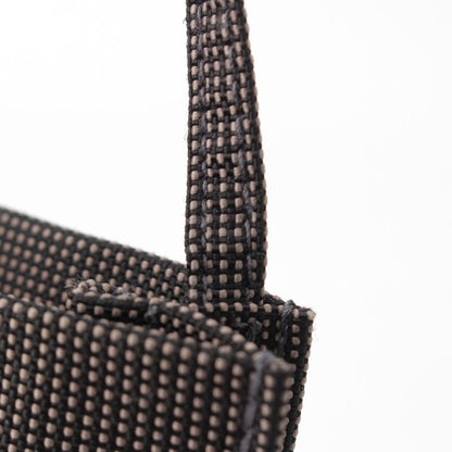 Hermes Canvas Sakosh Her Line Shoulder Bag Black