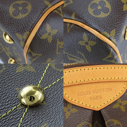 Louis Vuitton Handbag Tivoli PM M40143 Monogram Nubuck Brown LV Ladies Women