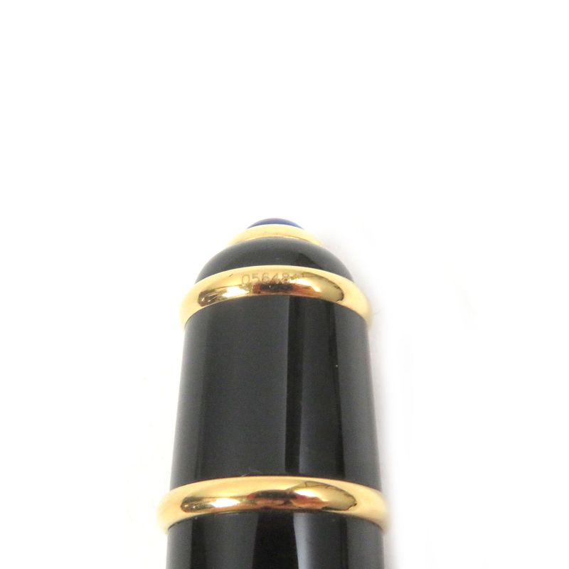 Cartier Diabolo De Cartier Blue Gemstone Nib 18k M Nib Capped