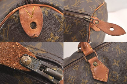 Louis Vuitton Monogram Speedy 40 Hand Boston Bag Old Shape LV 2951n