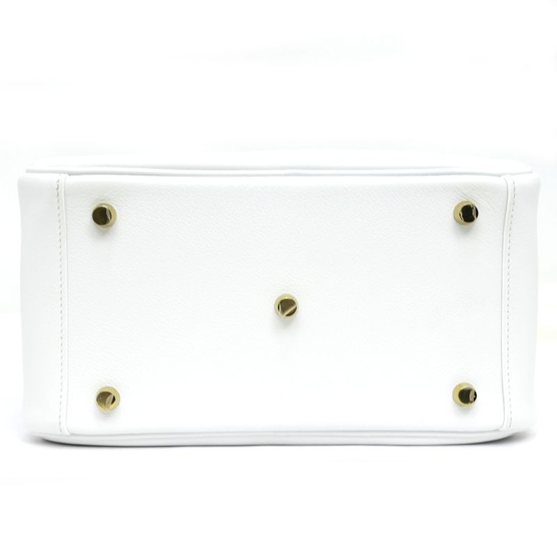 Hermes Lindy 26 New White Gold Hardware Eva Color W Engraved Shoulder