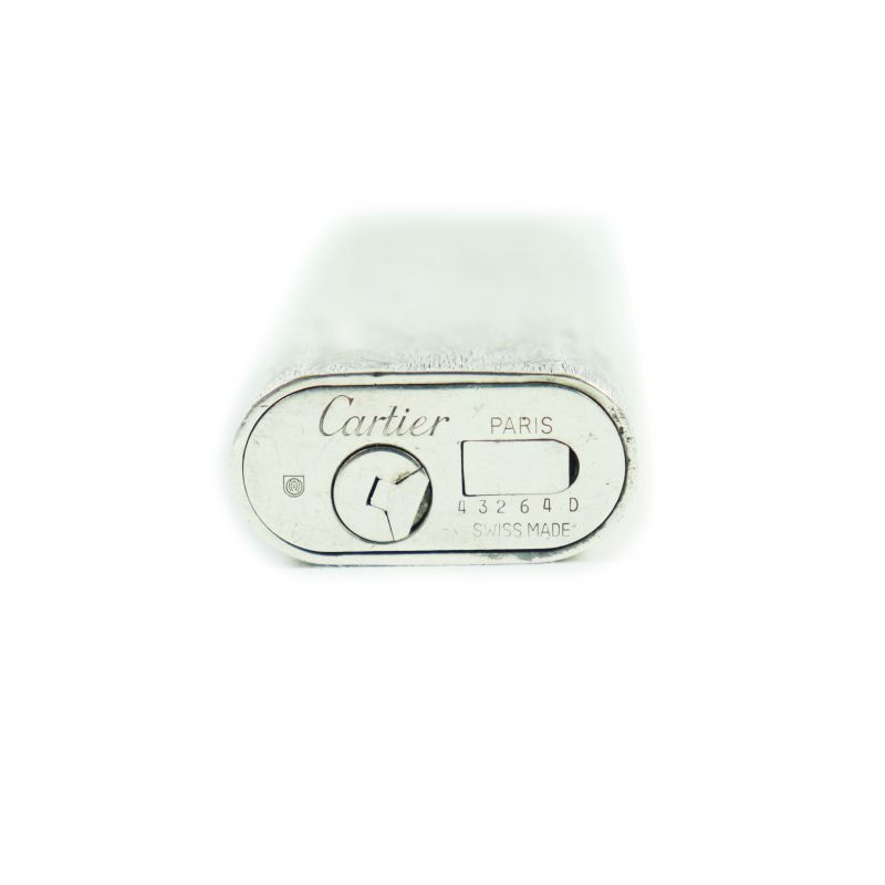 Cartier Oval Roller Type Smoking Goods Silver Men's Recommended