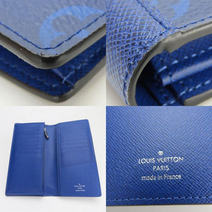 Louis Vuitton Long Wallet Portefeuille Brazza M30297 Taiga Llama Taiga Monogram