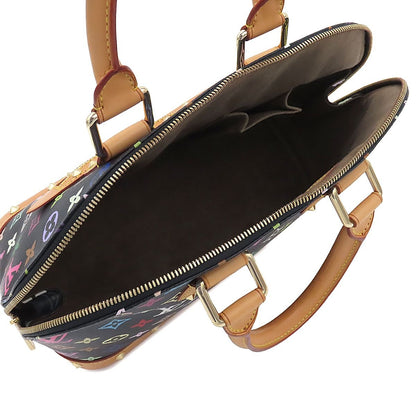 Louis Vuitton Multicolor Alma Black Gold Monogram Handbag — view 5