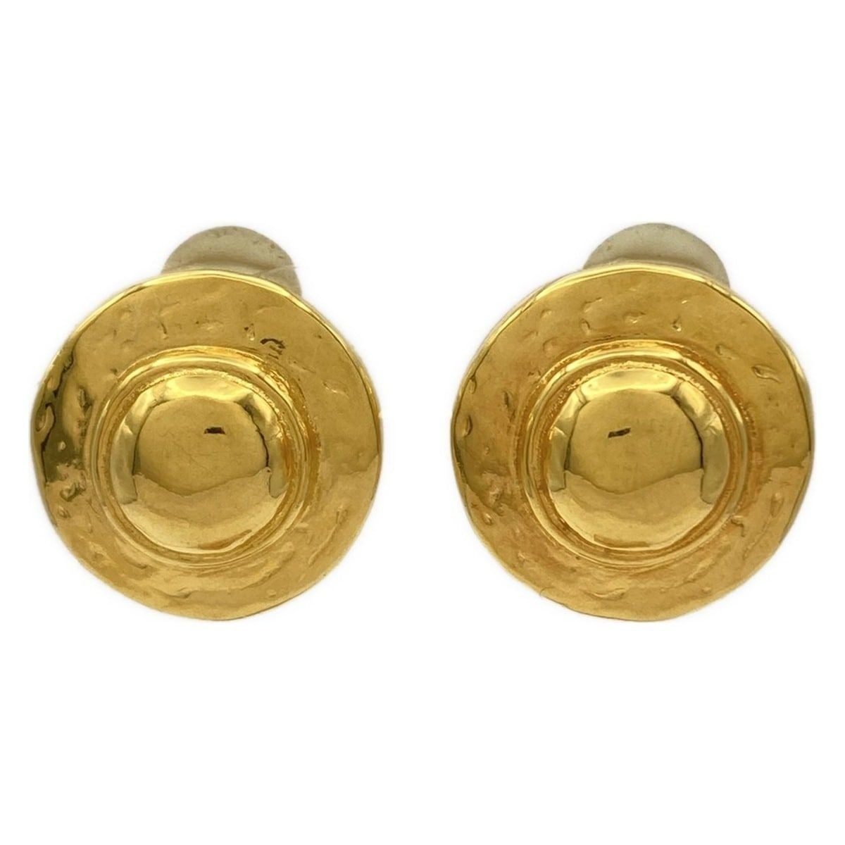 Saint Laurent Yves Earrings Gold