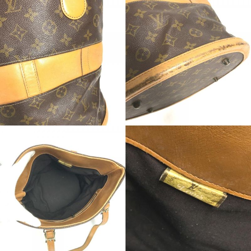 Louis Vuitton Shoulder Bag Bucket GM Bucket GM T42236 Monogram Canvas Brown
