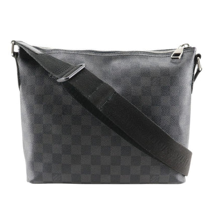 Louis Vuitton Mick PM N41211 Damier Graphite Canvas Black Sr1104 Men's Shoulder