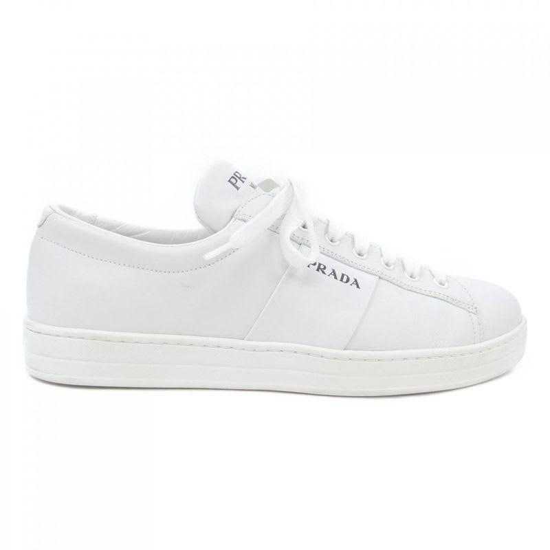 Prada 2 Ee389 Size 10.5 White Sneakers