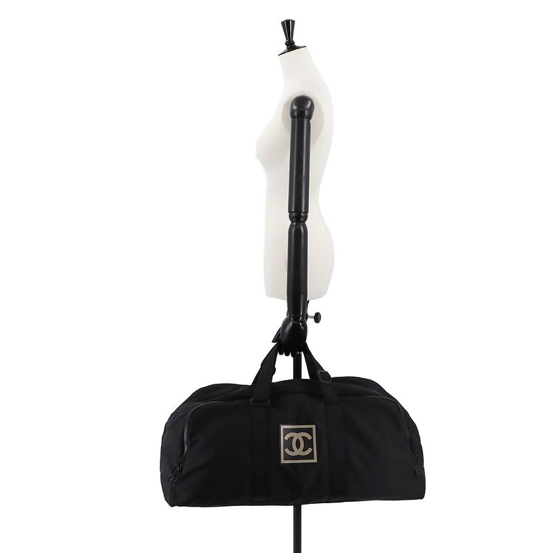 Chanel Sport Line Boston Bag Nylon Black A19977 Vintage Boston Bag 90295348
