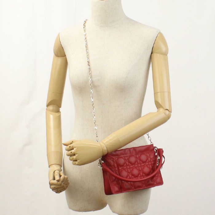 DIOR Milly Mini Bag Lady Dior S0981 ONMJ Handbag Lambskin Ladies