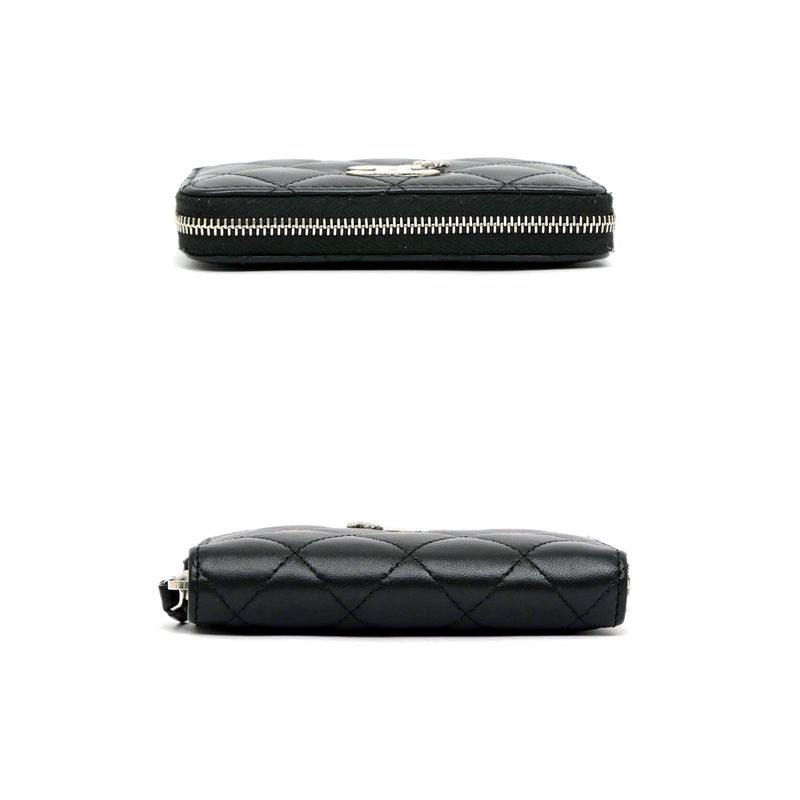 Chanel Compact Wallet Star Black Svhardware Ap3728 Coin Case