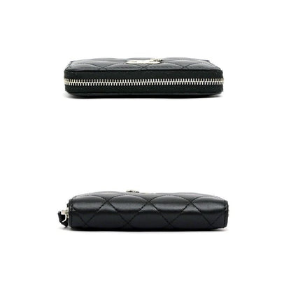 Chanel Compact Wallet Star Black Svhardware Ap3728 Coin Case