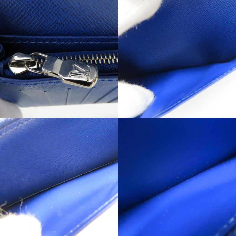 Louis Vuitton Long Wallet Portefeuille Brazza M30297 Taiga Llama Taiga Monogram