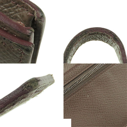 Hermes Bearn Soufflet Etain Silver Epsom Wallet — view 8