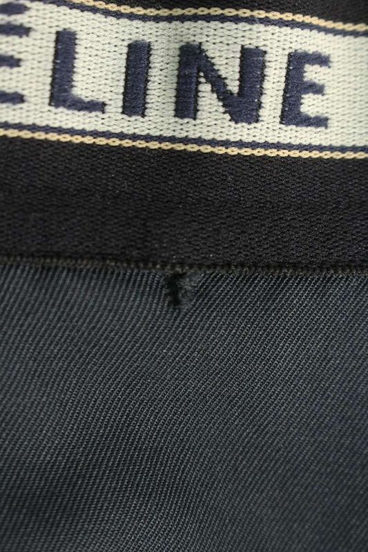 Celine Waist Logo Wide Slacks Long Pants Men's 36