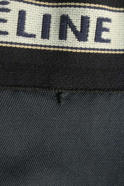 Celine Waist Logo Wide Slacks Long Pants Men's 36