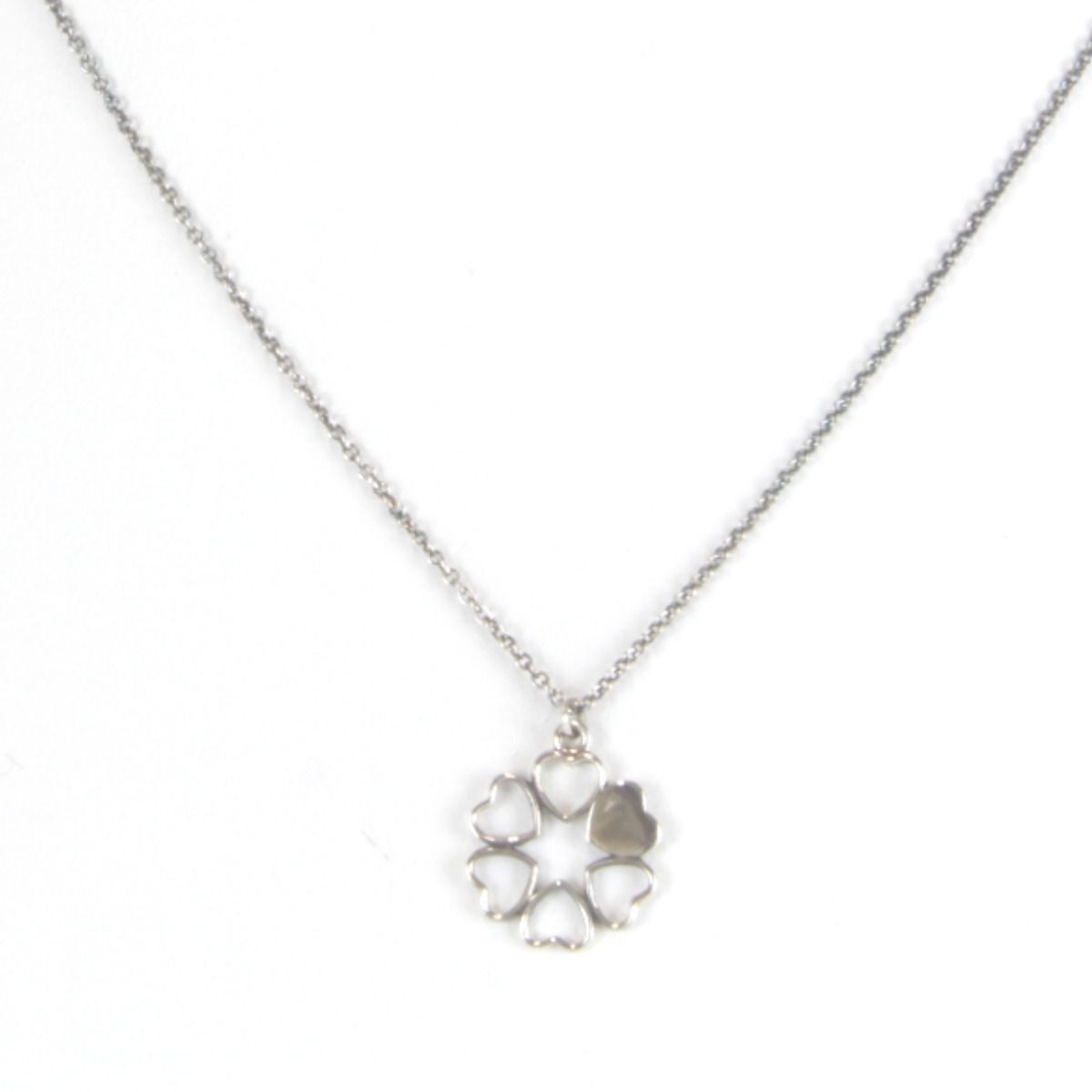 Tiffany & Co 925 Sterling Silver Paloma Picasso Crown of Heart Box Bag Necklace