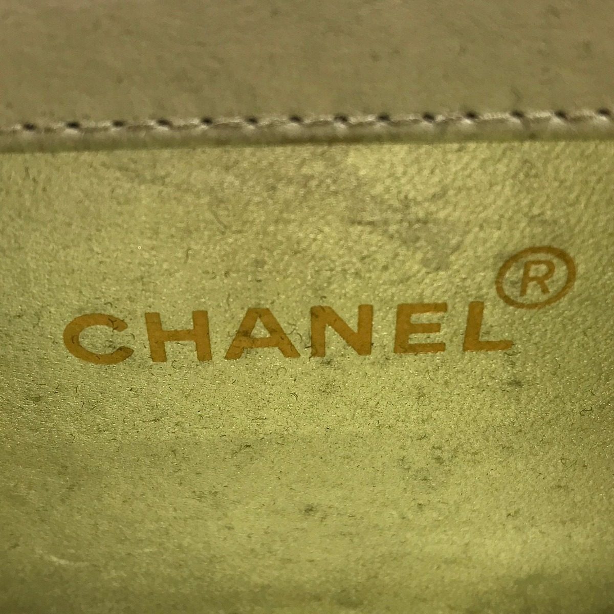 Chanel CC Logo Quilted Mini Chain Shoulder Bag Gold — view 9