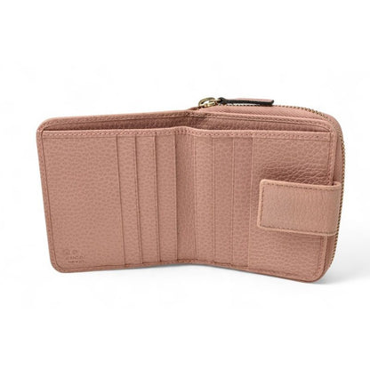 Gucci Wallet Fold GG Canvas Beige Pink — view 7