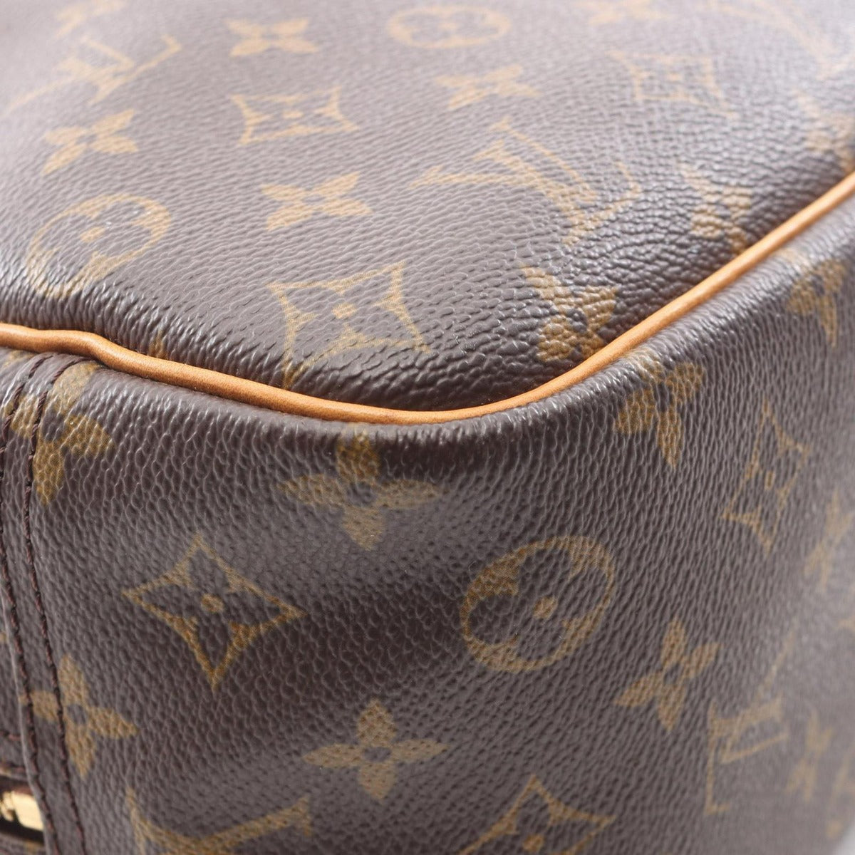 Louis Vuitton Handbag Deauville Bowling Vanity Canvas Leather — view 11