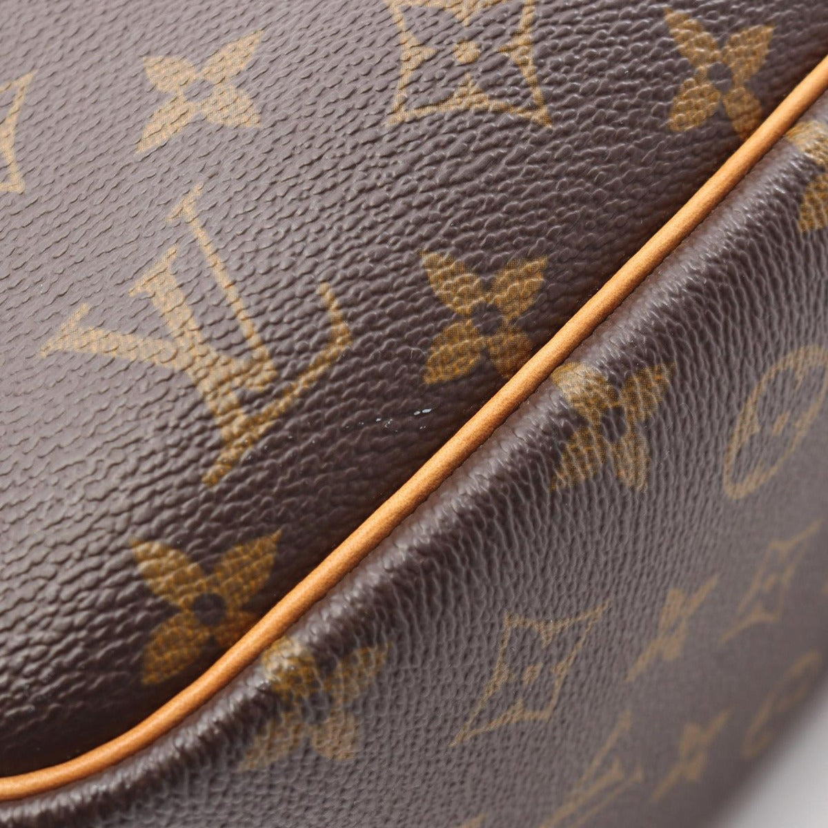 Louis Vuitton Handbag Deauville Bowling Vanity Canvas Leather — view 12