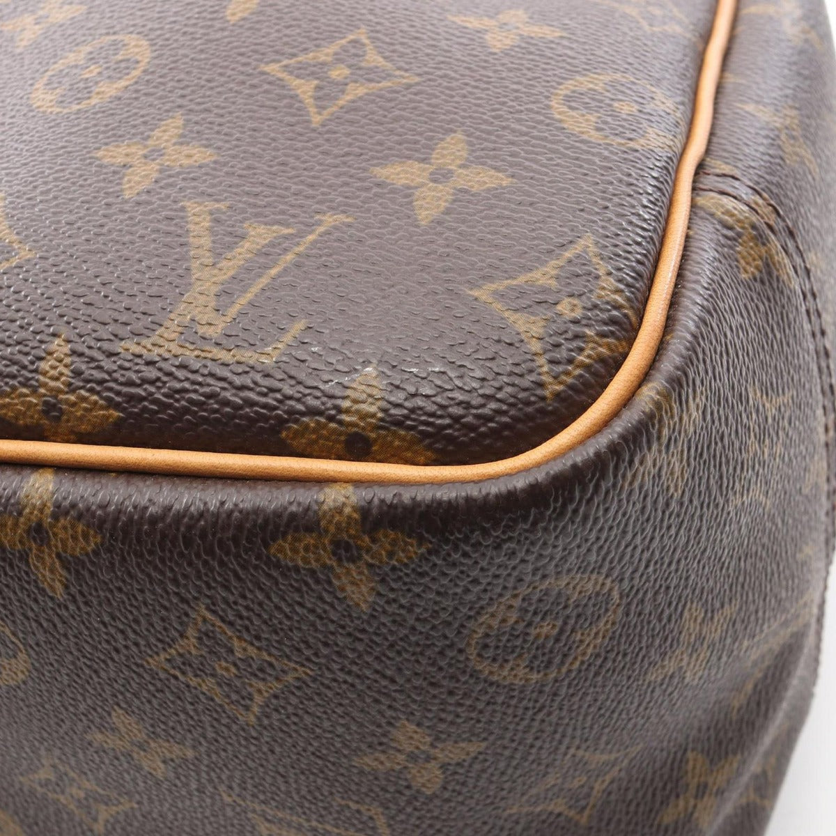 Louis Vuitton Handbag Deauville Bowling Vanity Canvas Leather — view 13