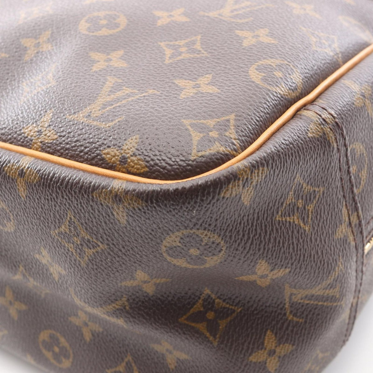 Louis Vuitton Handbag Deauville Bowling Vanity Canvas Leather — view 10