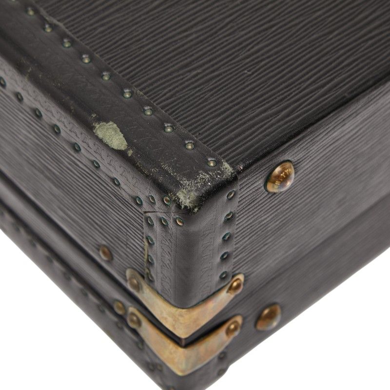 Louis Vuitton Epi President Briefcase Business Bag M54212 Black Leather Men's