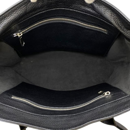 Louis Vuitton M50086 Cabas Voyage Tote Handbag Bag Shoulder Taurillon Black