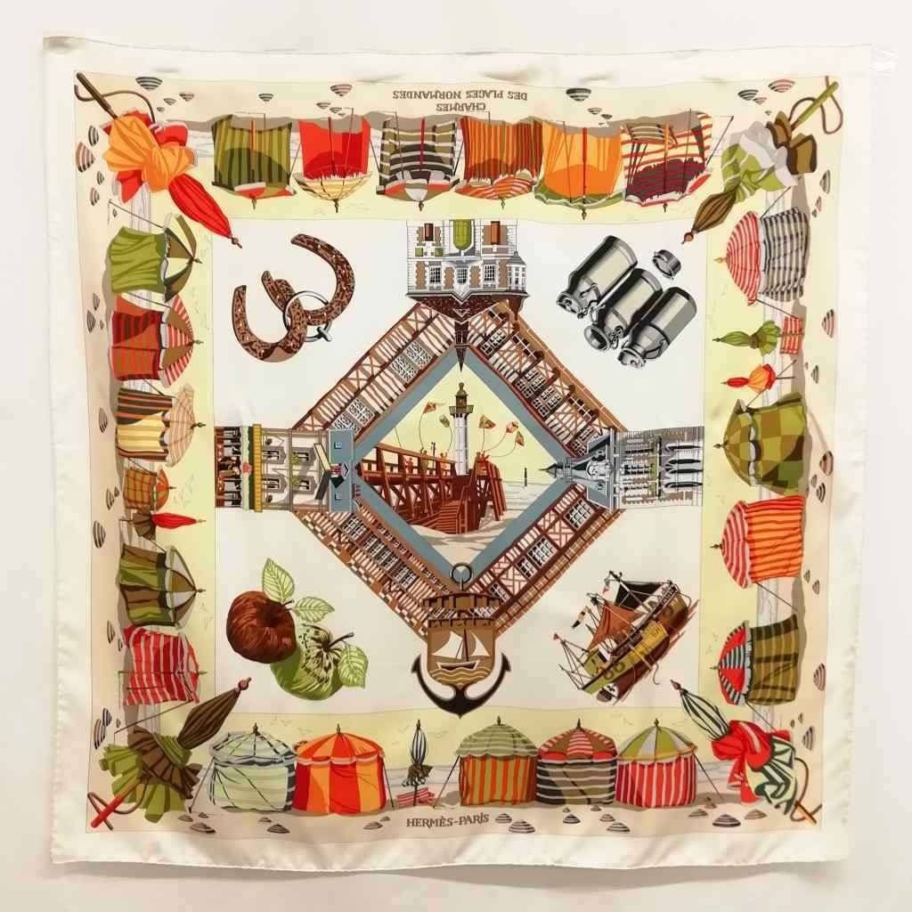 Hermes Charmes Des Plages Normandes Charm of the Normandy Coast Carre 90 Large