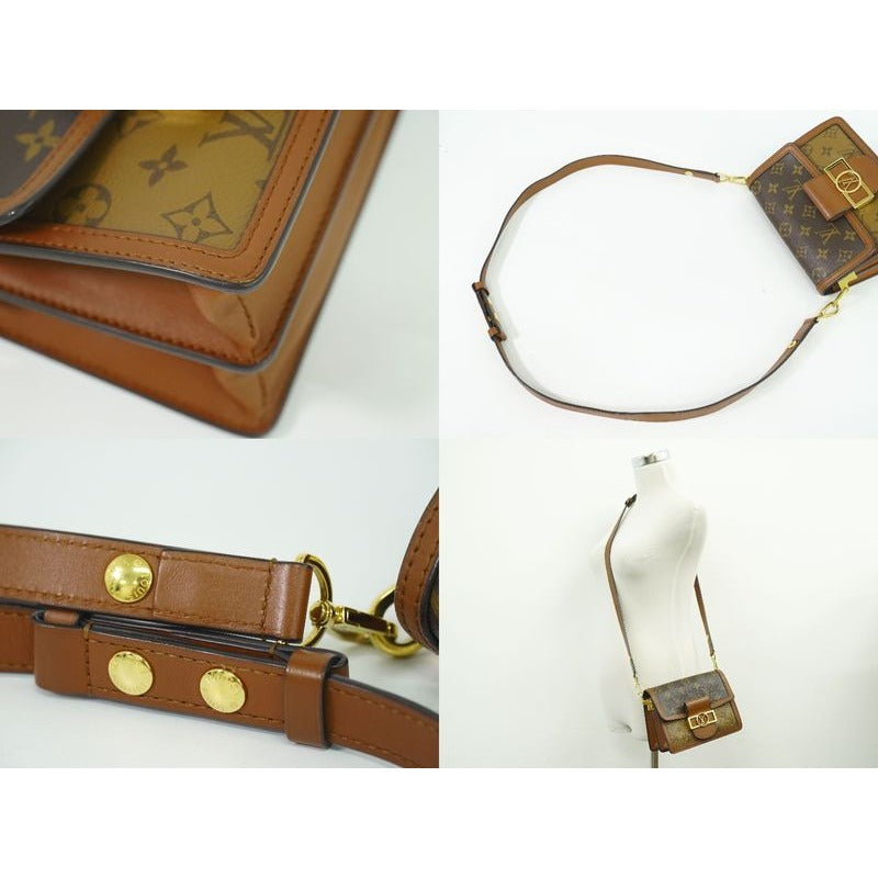 Louis Vuitton Dauphine Mini Monogram Reverse Shoulder Bag Pochette — view 6