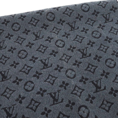 Louis Vuitton Scarf Monogram Classic M78525 Wool Blue Marline Scarf LV 1434