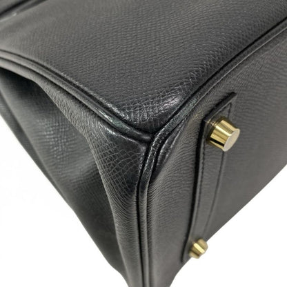 Hermes Handbag Birkin 30 Black Gold Hardware
