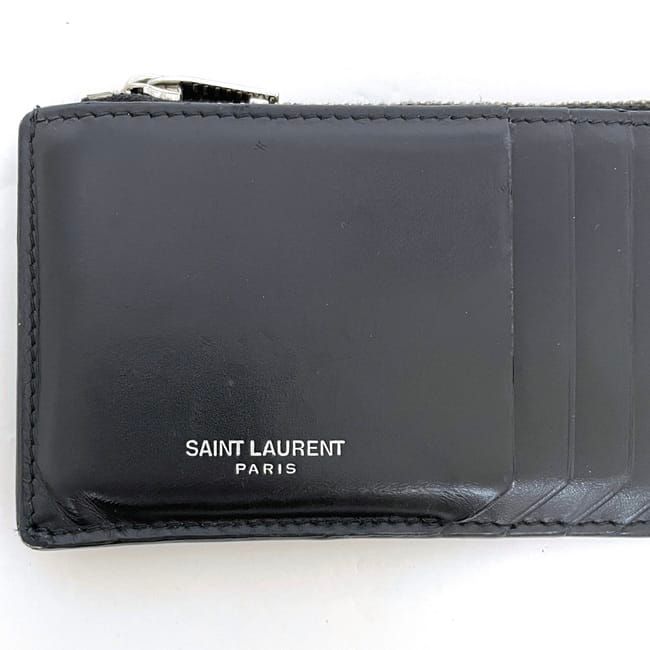 Saint Laurent Coin Case Card Case Black 346104