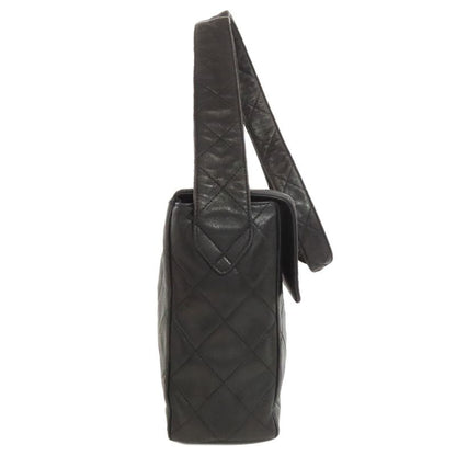 Chanel Matelasse Coco Mark Gold Hardware Shoulder Bag Lambskin Women