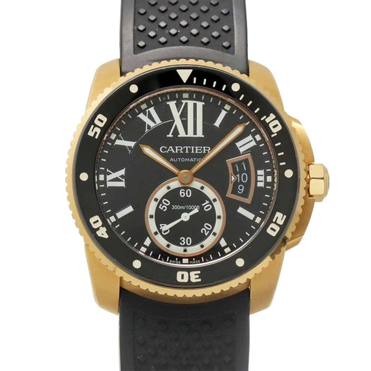 Cartier Caliber de Watch Date 18k Pink Gold Automatic Winding