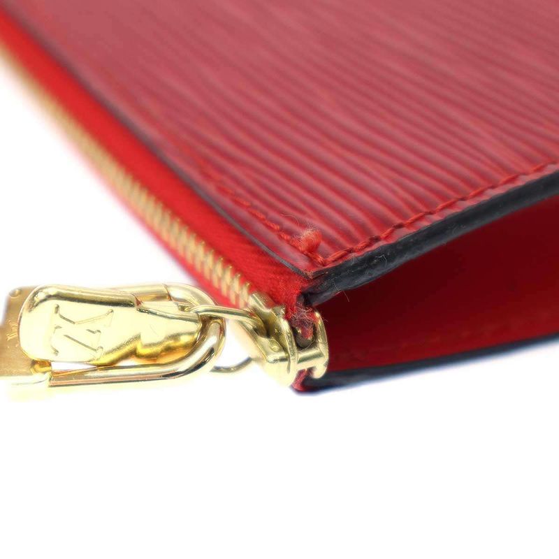 Louis Vuitton Epi Pochette Accessoire Pouch Serial Ar0978 Red