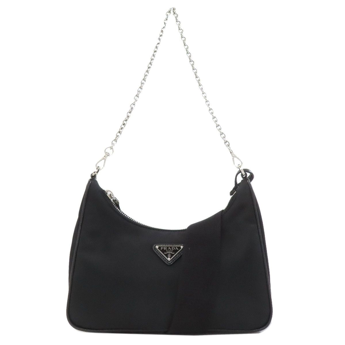 Prada Logo 2-Way Handbag Nylon